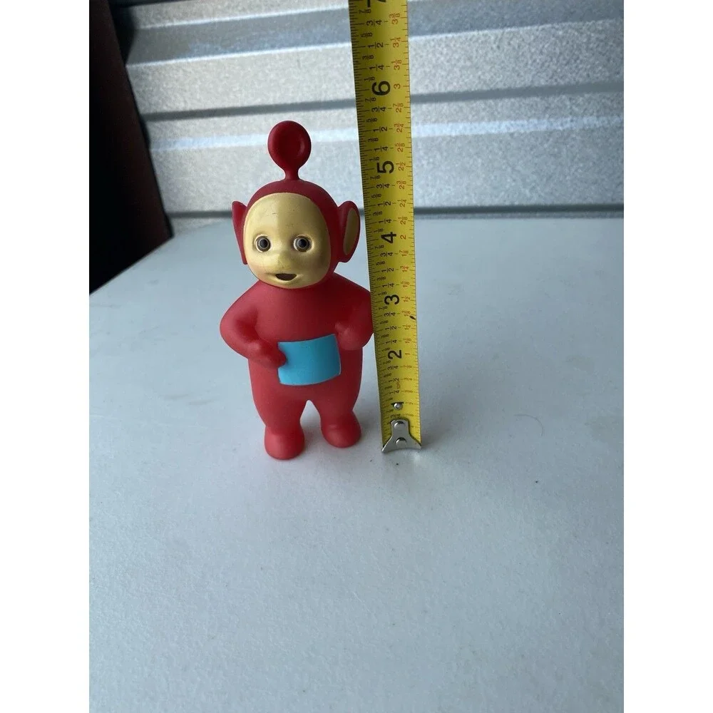 Vintage 1998 Teletubbies Po Red Vinyl Figure Toy ~5.75” Hasbro Ragdoll Squeaker